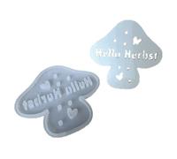 Stampo per lampada notturna a forma di fungo, strumento in silicone resistente per decorazioni fai da te, illuminazione della cameretta dei bambini, progetti artistici in gesso fatti a mano, stampi