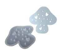 Stampo per lampada notturna a forma di fungo, strumento in silicone resistente per decorazioni fai da te, illuminazione della cameretta dei bambini, progetti artistici in gesso fatti a mano, stampi
