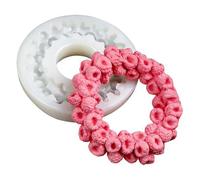 Stampo Per Lamponi | Stampo per Torte DIY Facile Sformatura | Flessibile in Silicone ad Anello,Per caramelle, formaggio, mousse, dolci fatti in casa