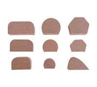 Stampo per manico a - intagliatore in legno da 9 pezzi | Set di strumenti per modellare ceramiche | Kit di modellazione in argilla per scultura manuale per arte, studio a casa, aula