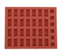Stampo per Mattoni in Silicone per Mini Diorama, Facile Rilascio | Morbido e Riutilizzabile, Superficie Liscia e Precisa, per Case Bambola, Scenari Ferroviari, Decorazioni Creative