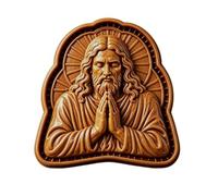 Stampo per mini pie di Natale Pressa per impasto religiosa riutilizzabile | Stampo per Mini Pie a Forma di Gesù in Preghiera Cucina e pasticceria crostate frutta dolci principianti e cristiani