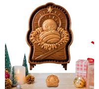 Stampo per mini torte a forma di presepe, antiaderente, riutilizzabile | Mini stampi natalizi per torte, dolci, cioccolato, gomme, sapone, candele e arte in classe