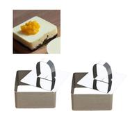 Stampo per mousse da dessert in acciaio inossidabile da 2 pezzi Presentazione