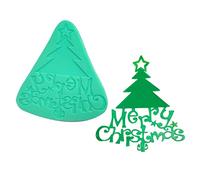 Stampo per mousse in silicone Materiale in silicone a tema natalizio Stampi per budino Stampo per cioccolato Accessori da forno per torte da forno Stampi per fondente per