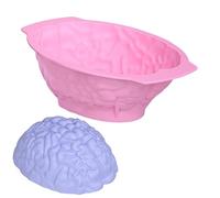 Stampo per mousse per al cervello - Torta di Halloween stampo di gelatina cerebrale | Panoramica a forma cerebrale silicone stampo per torta di Halloween | Stampi per realistici di