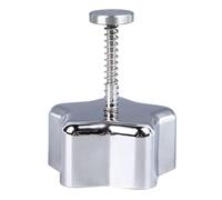 Stampo per Onigiri in Acciaio Inossidabile 304, Stampo per Polpette di Riso Staccabile, Antiadherente, Sicuro e Creativo per Pasti Bambini - Design Pressa, Facile Uso, Ideale per (Stella)