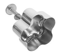 Stampo per Onigiri in Acciaio Inox Argento, per Cucina DIY | Antiadherente, Facile da Sformare Riso, Pratico per Preparazione Domestica, Risparmia e Fatica