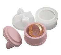 Stampo per organizer per gioielli, mini stampo per scatola in resina epossidica, in resina epossidica, per decorazioni per la casa, per fiori