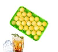 Stampo per Palle di Ghiaccio | 25 Scomparti per Cocktail e Bevande - Stampo per Ghiaccio in Silicone con Coperchio Rimovibile,per Whisky Bourbon Raffreddare Vino Gite in Camper e Picnic a Casa o al Ri