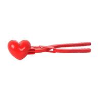 Stampo per palle di neve invernali, per esterni, a forma di cuore, in plastica, forma educativa, pressa da taglio (AS Show, taglia unica)