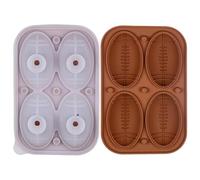 Stampo per palline di ghiaccio per whisky, vassoio per palline di ghiaccio da calcio, stampo per palline di ghiaccio in silicone a forma di divertente, stampo per fondente, facile rimozione dello