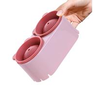 Stampo per palline di ghiaccio, stampo per palline di ghiaccio in silicone | grande stampo per ghiaccio a 2 griglie per l'estate, stampi per ghiaccio di qualità alimentare per due palline di