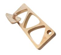 Stampo per palline di riso, 22 x 22 x 1 cm, antiaderente, strumento giapponese per sushi in legno, stile artigianale tradizionale con semplici maniglie, ideale per la preparazione di pranzi, pic