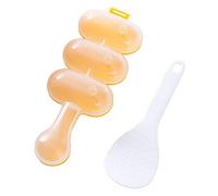 Stampo per palline di riso antiaderente Kit di strumenti per la produzione di rulli per sushi Shaker per il pranzo fai-da-te per bambini 2 pezzi Stampo per sushi a forma di palla Kit di stampi per sus