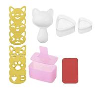 Stampo Per Palline Di Riso - Forniture Da Cucina Triangolari Classiche Per Gatti, Stampo Per Modellare Il Riso, Kit Per La Creazione Di Per Sushi Per Bambini | Per La Casa, Il Bancone 'hote