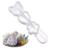 Stampo per palline di riso - Stampo per sushi a forma di stella dei cartoni animati a forma di cuore Orso Musubis Maker | 16 x 4,5 x 3,5 cm divertente stampo musubis, strumento per la produzione di