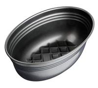 Stampo per pane antiaderente, ovale con decoro a nido d'ape, 26,5x16,5x9,5cm - N