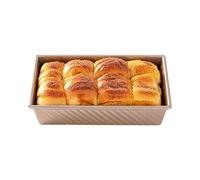 Stampo per Pane con Coperchio - Teglia per Preparazioni Fatte in Casa - Stampo Antiaderente con Coperchio | per Pane, Torte, Impasto, Toast, Forno, Microonde, Cucina, Ristorante, Appartamento