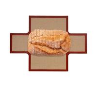 Stampo per pane, in silicone, riutilizzabile, antiscivolo, tappetino in silicone per pane, per biscotti, pasticceria, torte, pizza