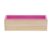 Stampo per pane in silicone, scatola di legno fai da te, stampo per dolci da