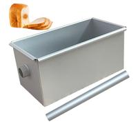 Stampo per pane per cottura in alluminio rettangolo in lega mini piccole pentole con pagnotta con tubo cavo rotondo padella antiaderente 7.6x4.1x3.5 stampi per cottura per la