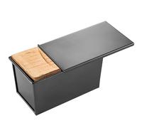 Stampo per pane tostato antiaderente in lega di alluminio con coperchio, stampo per toast con coperchio, resistente al calore, per panini, casa, bar, ristoranti