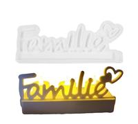 Stampo per parola di famiglia, in silicone, per la festa della mamma, per Pasqua, per il Ringraziamento