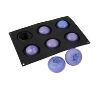 Stampo per pasticceria in silicone, 6 cavità mirtillo antiaderente riutilizzabile, stampo in silicone a forma di mirtillo, per torte, budini, gelati, gelati, gelati, dolci fatti in casa,