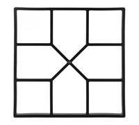 Stampo per Pavimentazione Stampo riutilizzabile for creare percorsi da giardino fai te, for pavimentare manualmente mattoni in cemento, pietre, strade, vialetti(40x40x4cm)