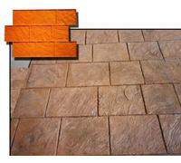 STAMPO per pavimento stampato cemento FINTA PIETRA Concrete texture stamp mat