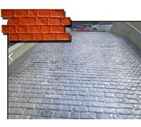 STAMPO per pavimento stampato cemento FINTA PIETRA Concrete texture stamp mat