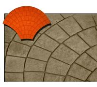 STAMPO per pavimento stampato cemento FINTA PIETRA Concrete texture stamp mat