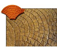 STAMPO per pavimento stampato cemento FINTA PIETRA Concrete texture stamp mat