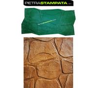 STAMPO per pavimento stampato cemento FINTA PIETRA Concrete texture stamp mat