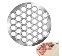 Stampo Per Pelmeni Strumenti Da Cucina Taglia Pelmeni Di Carne Con 37 Fori | Stampo per Ravioli Per Festival Festa Feste Party Cucina Casa Appartamento Campeggio All'Aperto Esterno Argento