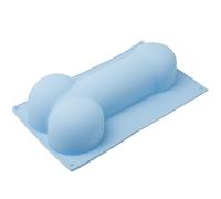 Stampo per pene Stampi per cioccolato in silicone resistente al calore Stampo per torta divertente per pene per cucina per feste