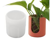 Stampo per pentole in silicone, stampo facile da sformare vaso riutilizzabile in silicone per supporto, gesso, cemento, contenitori di stoccaggio in calcestruzzo, fatte in casa per il