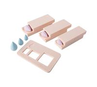 Stampo per perline in argilla a forma di goccia d'acqua con 3 misure, strumento adatto per creare gioielli e accessori per la creazione di gioielli