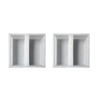 Stampo per piastrelle in cemento plastico, Paving Mold Plastic 22x25x6cm Garden Path Pavement Cement Brick Stone Road Tool 1-3 Pcs(2 pcs)