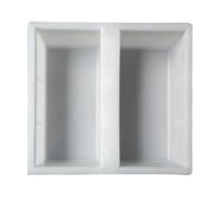 Stampo per piastrelle in cemento plastico, Plastic DIY Garden Path Paving Cement Brick Mold Tool(10x20x6cm)