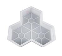 Stampo per piastrelle in cemento plastico, Plastic Maple Leaf Concrete Paving Mould DIY Garden Path Maker 25x5cm