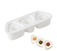 Stampo per Polpette di Riso | Strumento per Sushi Triangolare | Creatore Di Sushi Domestico | per Cuochi Domestici Preparatori Pranzo Bloggers Cibo Picnic Scolastico Ufficio Campeggio Campo Estivo