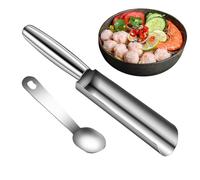 Stampo per polpette - Pressa a sfera in acciaio | Stampino portatile - Set preciso e uniforme di utensili da cucina in acciaio per preparare i pasti a casa