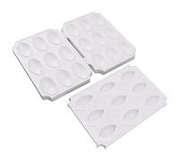 Stampo per polpette, strumento di pressatura manuale per polpettone, stampo manuale per polpette, creatore di polpette fatte in casa in ABS fai da te per la domestica (Nove griglie)