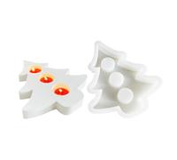 Stampo per portacandele, a forma di albero di Natale, stampo per gesso, in resina per fusione di cemento, ornamenti per fai da te, per intonaco
