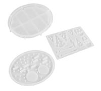 Stampo per portacandele del villaggio di Natale, stampi in silicone per case riutilizzabili per la realizzazione artigianale di candele in cemento e cemento