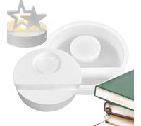 Stampo per portacandele in silicone, stampo per candeliere - Stampo creativo per candeliere in resina con doppie stelle | Strumento per la creazione di decorazioni artigianali per portacandele fai-da-