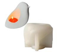 Stampo per portacandele | Stampo per portacandele per tè a forma di - Strumento per il fai da te facile rimozione antiaderente per calcestruzzo Resina epossidica Vassoi Gioielli