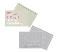 Stampo per Portamonete,2 per Argilla - Stampo Busta Soldi Natale con Calza Natalizia, Pupazzo di Neve E Fiocco di Neve | Decorazioni per Casa Festa del Ringraziamento Ornamento